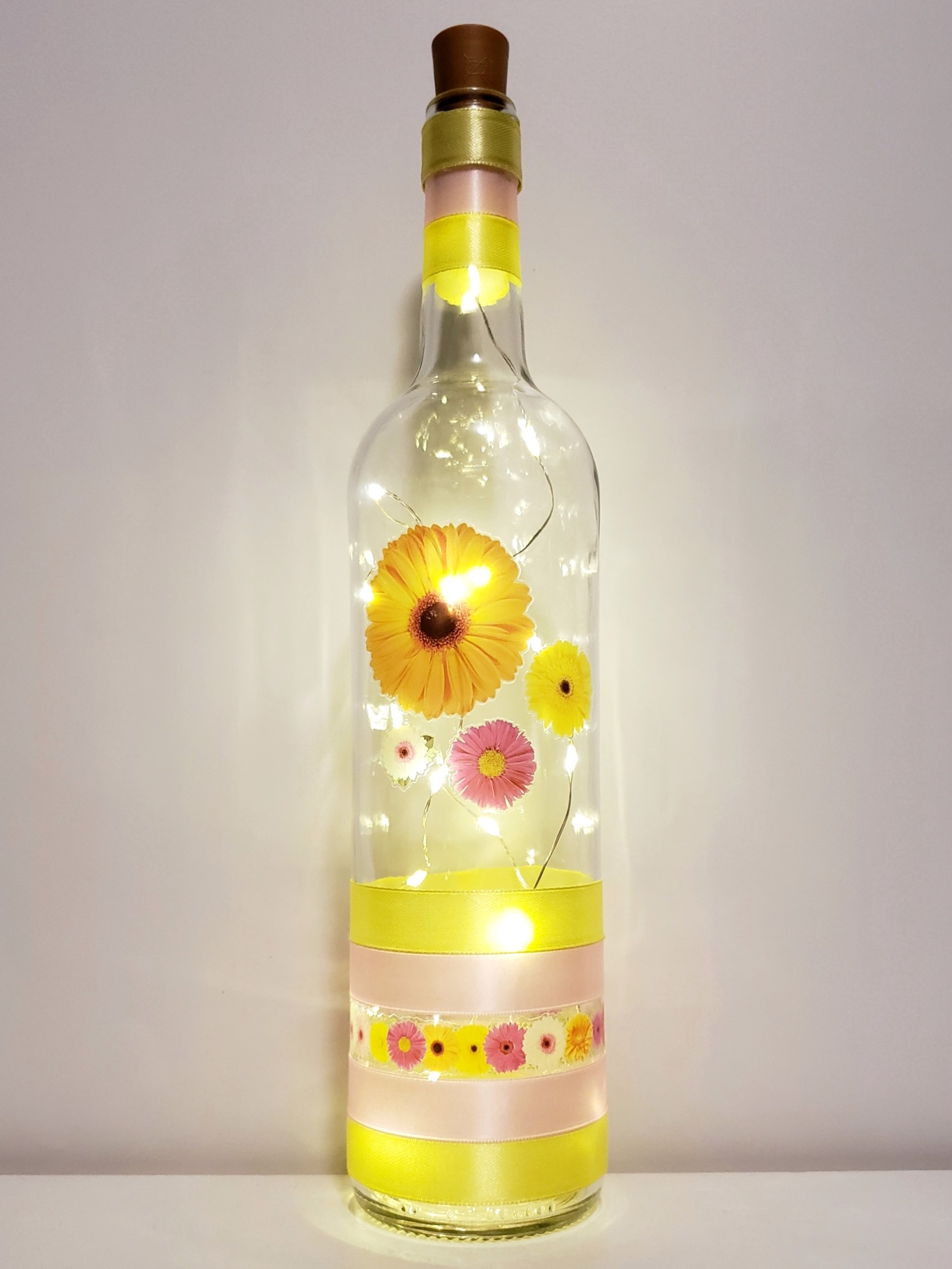 Flower bottle light collection