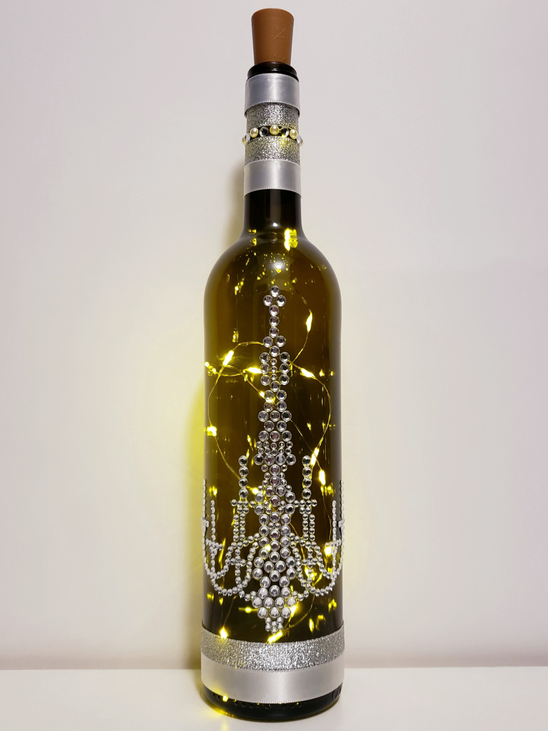 Jewelled bottle light collection